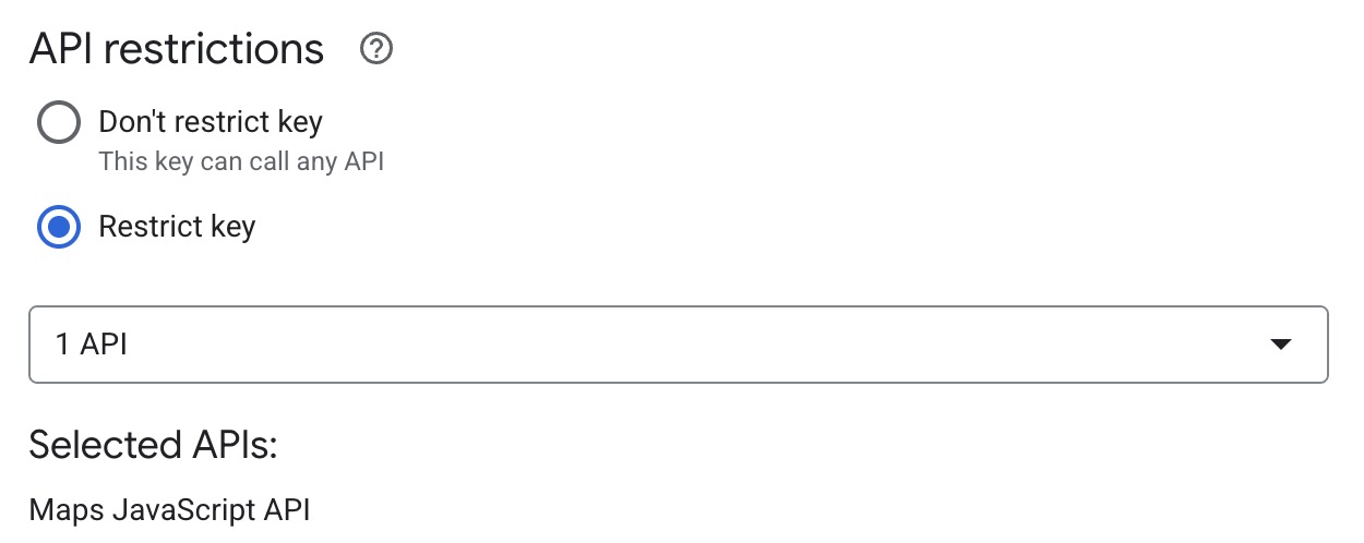 Select Google Cloud Console Project